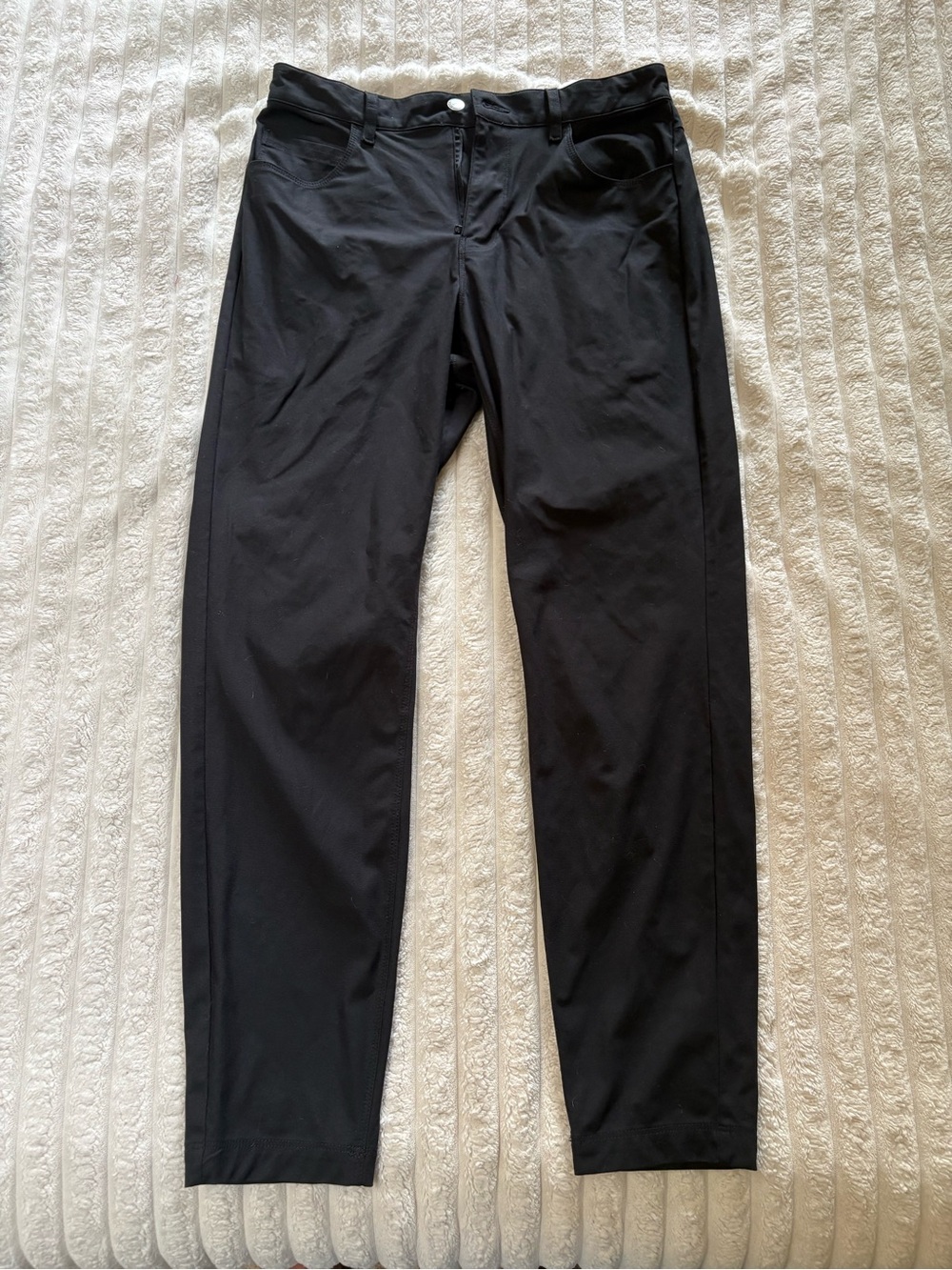 Fabletics Men's Black Slim Stretch Chinos